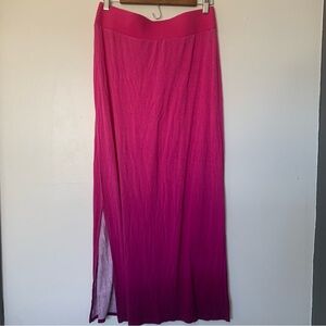 Betsey Johnson Fuchsia Maxi Skirt